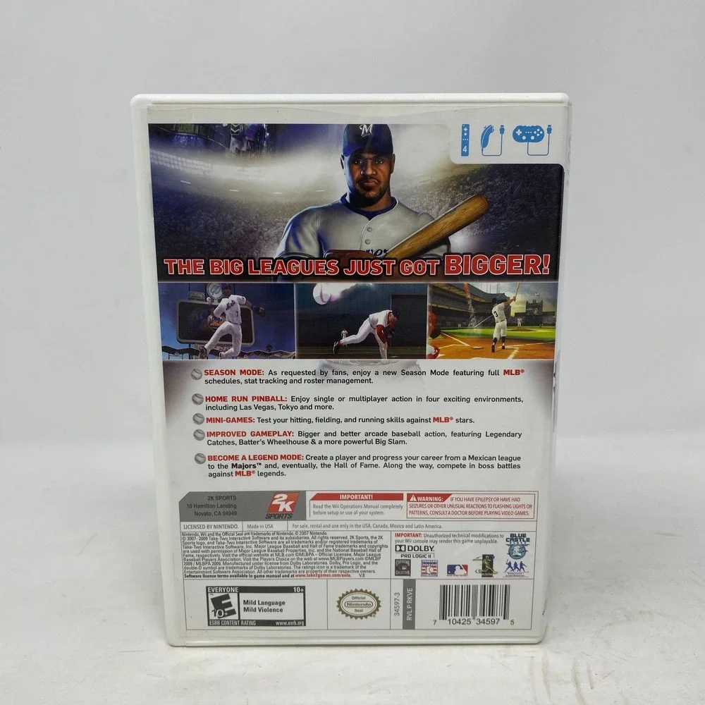 The Bigs‎ 2 (Nintendo Wii) CIB Complete Untested